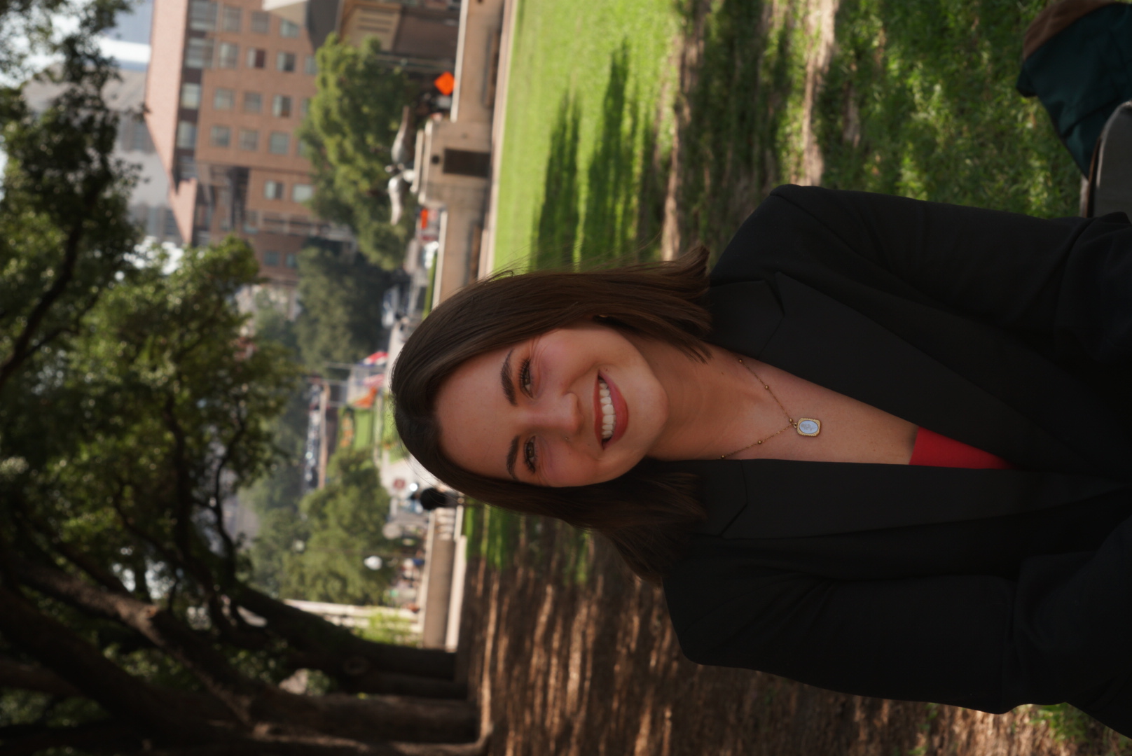 Photo of me on campus